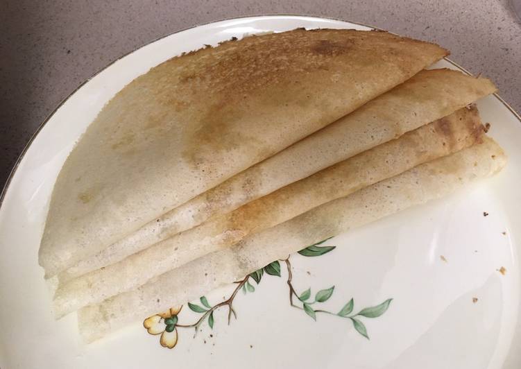 Steps to Prepare Any-night-of-the-week Dosa (Indian Rice Crepe), Dosa batter #mycookbook