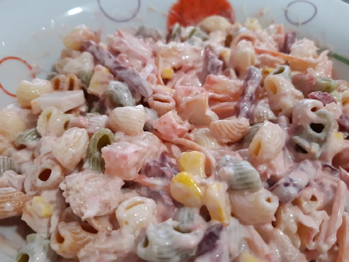 Pasos sencillos para Preparar Ensalada de pasta  que Delicioso