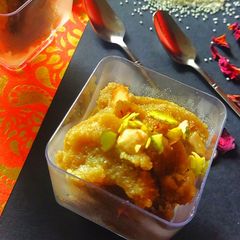 A picture of Little Millet Halwa.