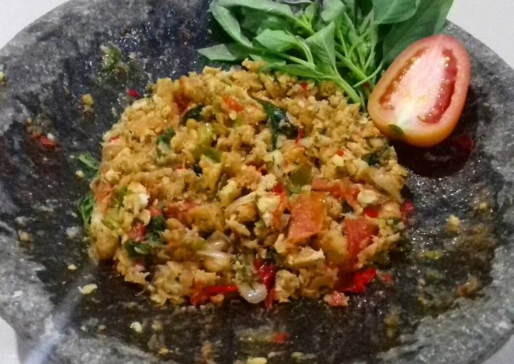 Sambal goreng tempe kemangi