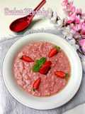 Bubur Pink Masha (Bubur Oat Stroberi) 🍓🍓