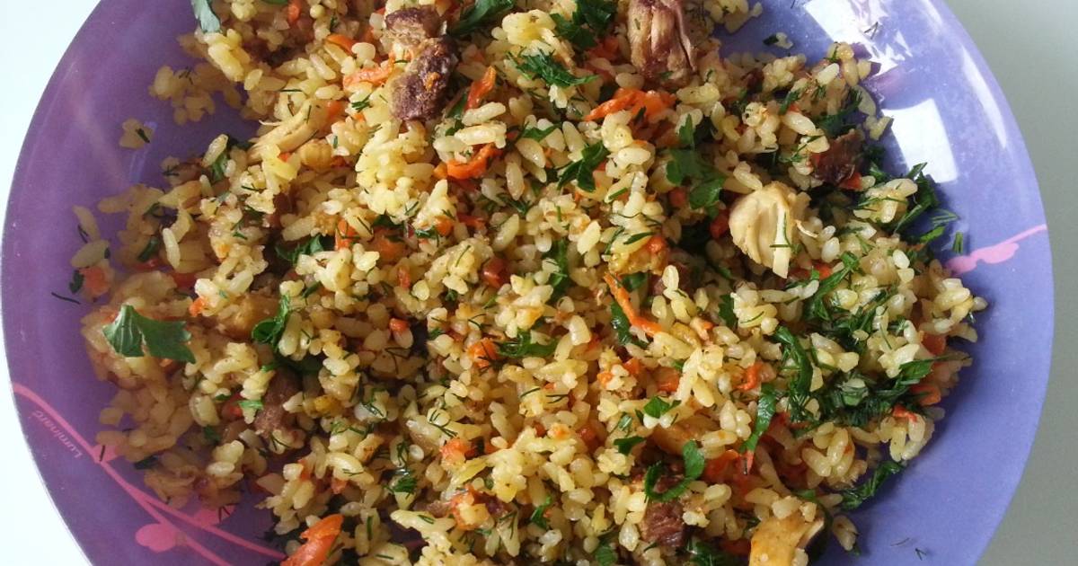 Плов С Курицей В Мультиварке Фото