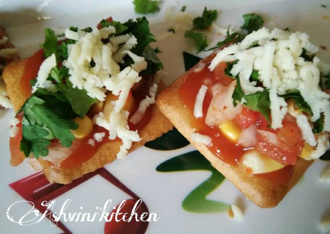 So Yummy Mexico Food Biscuit Canapes