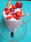 Sapota Strawberry Milkshake