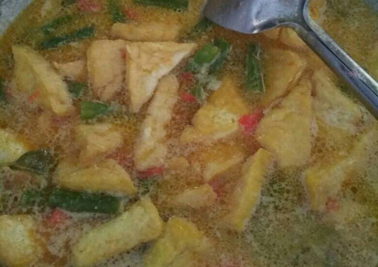 Resep Sayur tahu buncis, Enak Banget