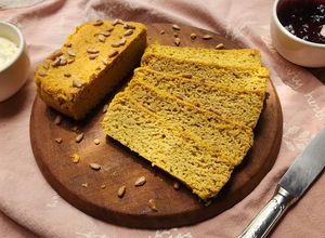 Una foto de 🍞Pan de garbanzos de lata 🍞 #singluten