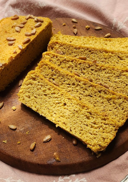 Una foto de 🍞Pan de garbanzos de lata 🍞 #singluten