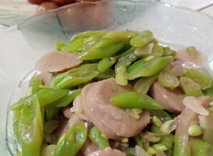 Foto resep Tumis ucet buncis bakso kilat + takaran gula garamnya 😉