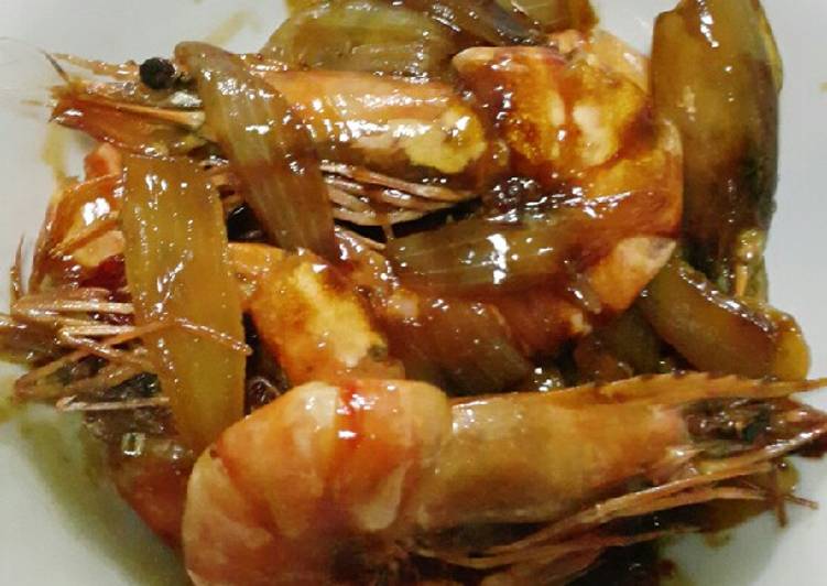 Udang saus mentega