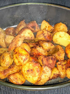 Una foto de Patatas especiadas al horno extracrujientes