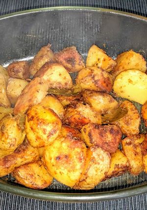 Una foto de Patatas especiadas al horno extracrujientes