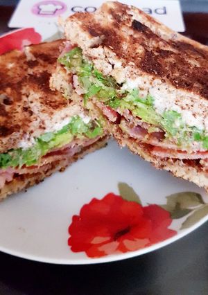 A picture of My lovely Toasted Sandwich 💜.