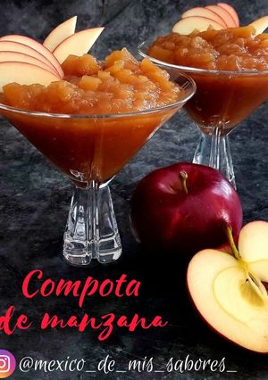 Una foto de 💥 COMPOTA DE MANZANA 💥