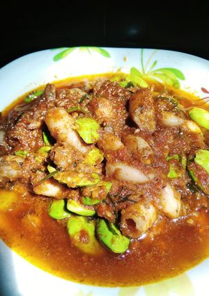 Foto resep Baby Cumi Pete Daun Jeruk