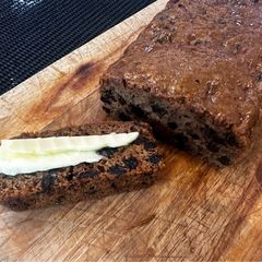 A picture of Home Made Malt loaf - Twice as delicous as store bought and 1/2 price :P ENJOY.
