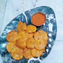 A picture of Potatoes fritters.