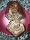 Budín marmolado