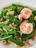 ดอกหอมผัดไข่ คีโต