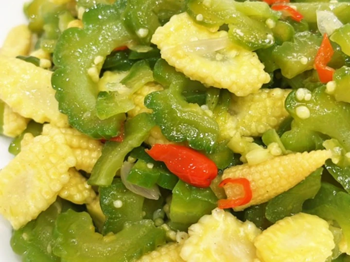 Cara Mudah Membikin Resep Tumis paria jagung semi yang Sempurna Anti Ribet, Bisa Manjain Lidah