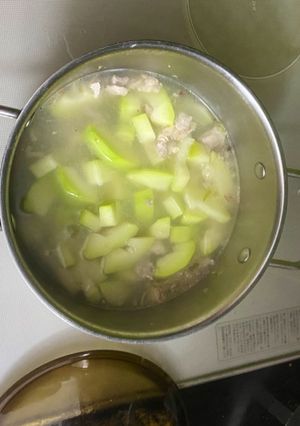 Hình của món Canh đu đủ nấu thịt.