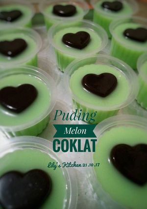Foto resep Puding Melon Coklat