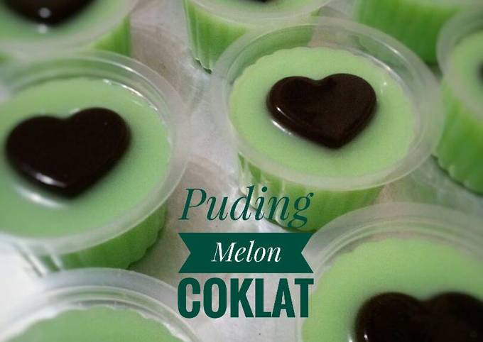 Puding Melon Coklat
