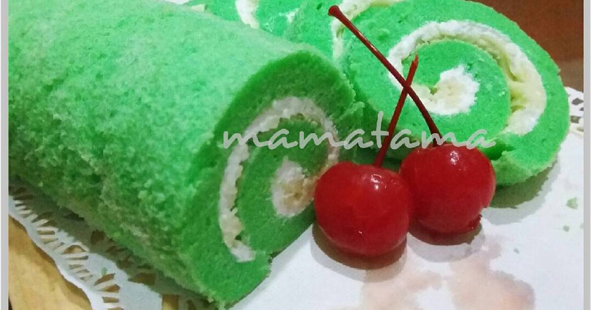  Resep  Green Rollnet Bolu  Gulung  Pandan oleh MamaTama 