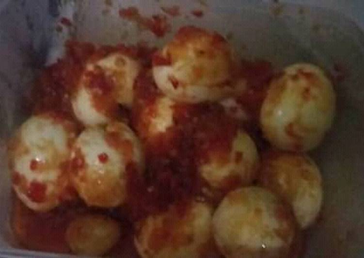 Resep Sambalado telur ayam yang Enak