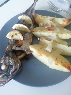 Una foto de Asado de pescado (murciano)