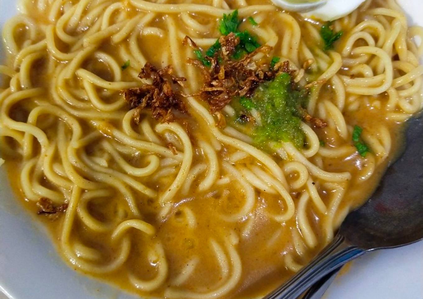 Mie Celor Vegetarian Khas Palembang