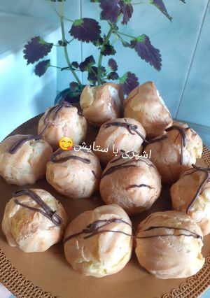 عکسی از دستور نان خامه ای