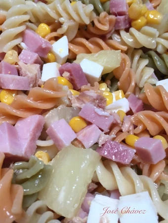 Receta Ensalada de Pasta Tricolor  que Delicioso