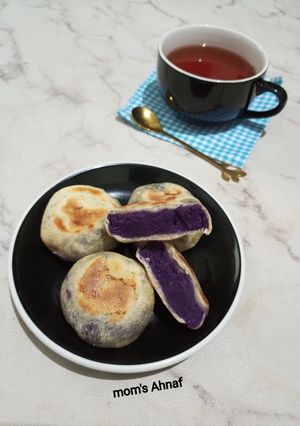 Foto resep Bakpia ubi ungu (versi teflon)