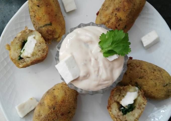 Croquetas de atún rellenas de espinacas y queso Receta de AMY Con Sus  Recetas Tradicionales Modernas y Naturales)- Cookpad