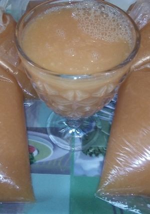 صورة لوصفة عصير البرتقال بالجزر