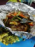 Pescado empapelado