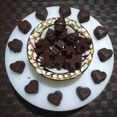 A picture of Homemade chocolates.