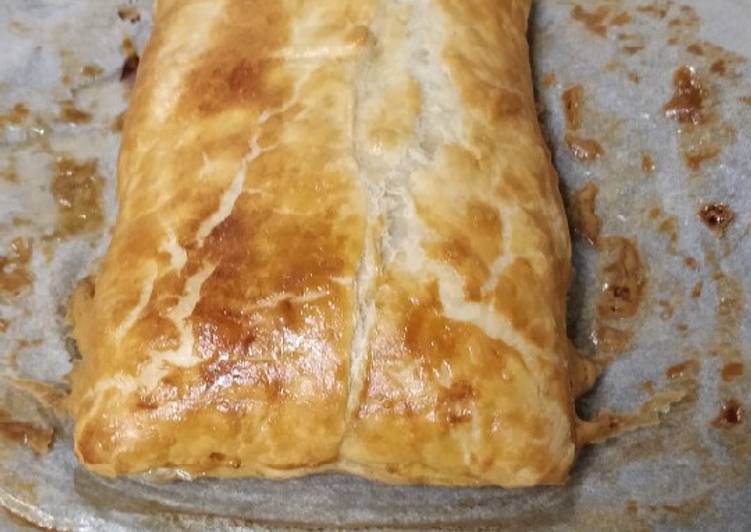 Hojaldre de pavo y queso