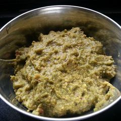 A picture of Ridgegourd peels thogaiyal/chutney.