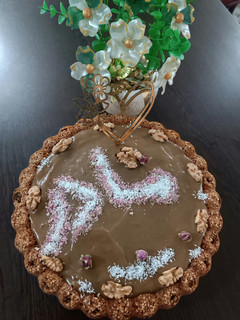 عکسی از دستور 🍰کیک شیره خرما و پودینگ کیک روز زن🍰