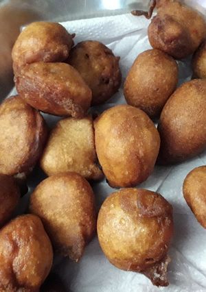 Una foto de Buñuelos de dulce membrillo
