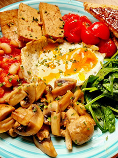 A picture of Full English Breakfast (Vegetarian).