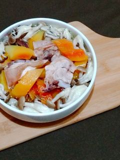 青木瓜燉菇菇雞湯 的食譜成品照片