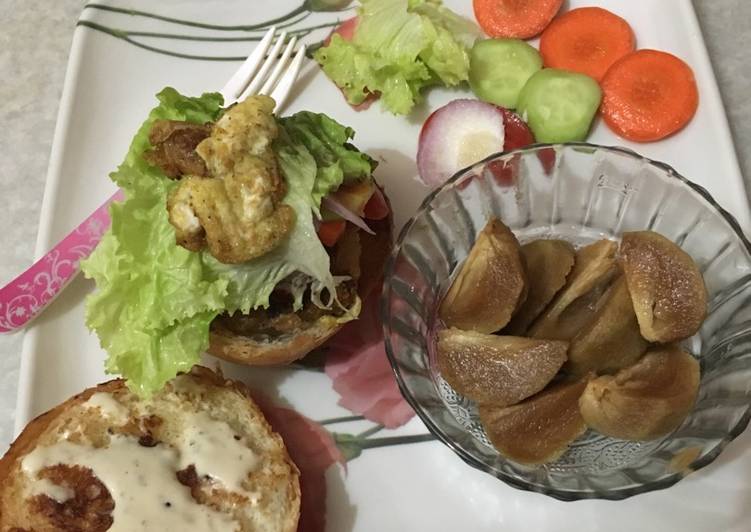 Recipe of Perfect Chicken burger