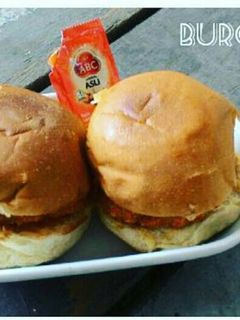 Foto resep Burger tempe