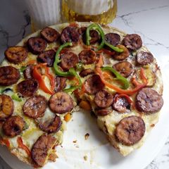 A picture of Plantain fritata.