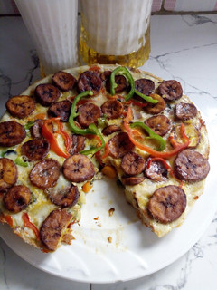 A picture of Plantain fritata.