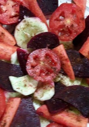 A picture of Fresh garden salad.