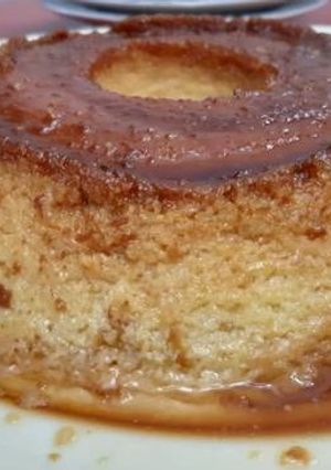 Una foto de Flan casero de leche