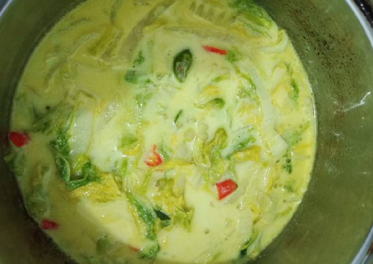 Resep Bobor sawi putih yang Lezat